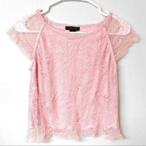 Nanette lepore pink y2k lace - lepore,