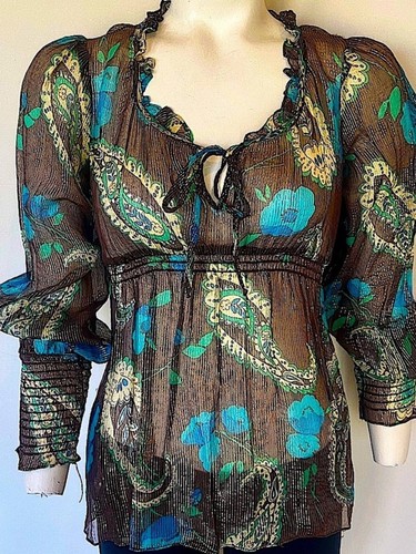 Vtg nanette lepore paisley - vtg,