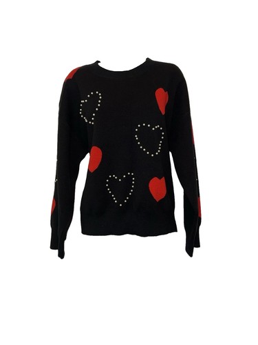 Nanette lepore black red heart - red,